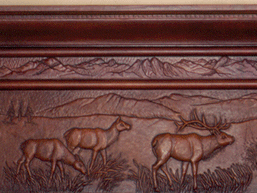 King Bed with Elk