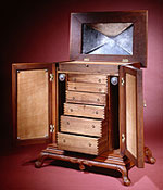 Jewelry Box Armoire with top open