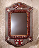 American Eagle Folk Art Mirror