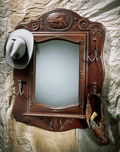 Victorian Staghorn Mirror